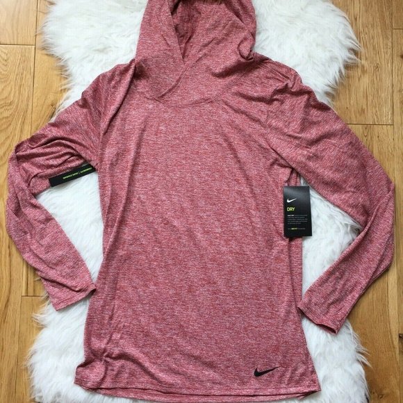 Nike Dri-Fit Long Legend Hooded Training Top SzS - Picture 1 of 11